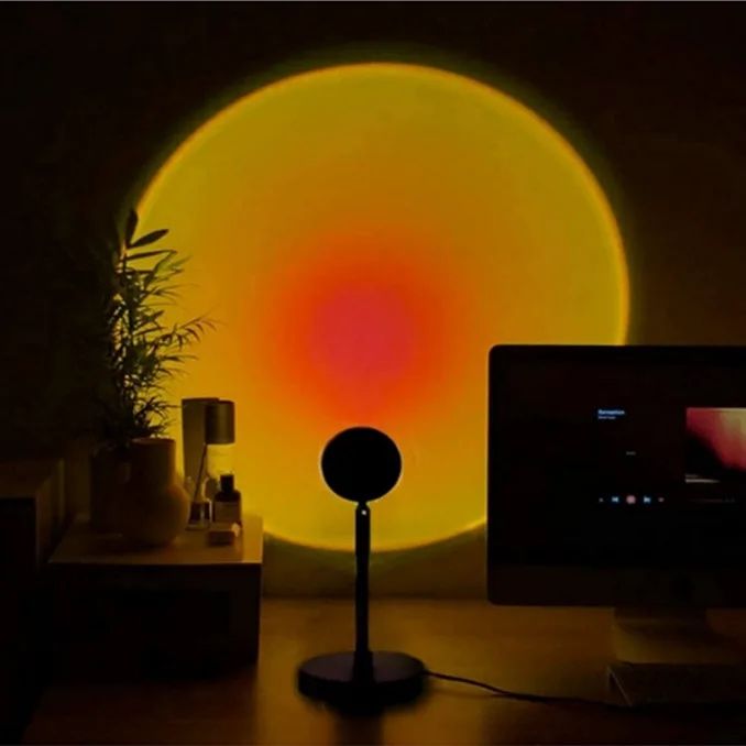 Sunset lamp напольная лампа для съемки продам led атмосфера вайб