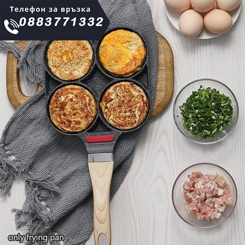 Тиган с незалепващо покритие с 4 отделни зони – FryingpanMBH