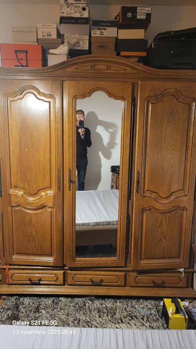Dormitor complet din lemn masiv stejar!!