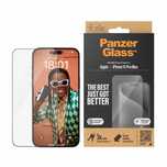 Стъклен протектор PanzerGlass UWV Antibacterialза iPhone 15 Pro/Max
