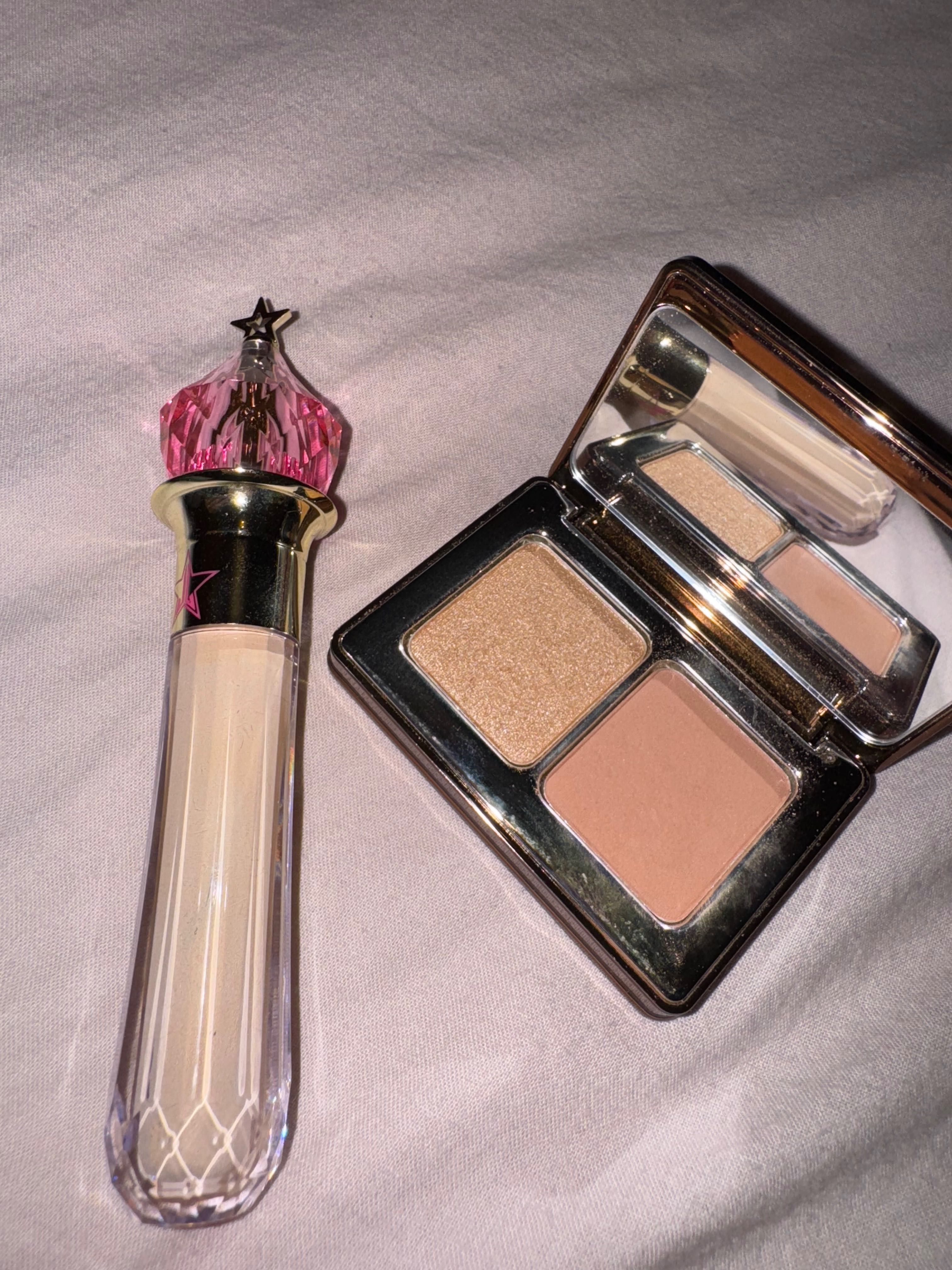 Jefree Star коректор и палитра на Natasha Denona bronze and glow