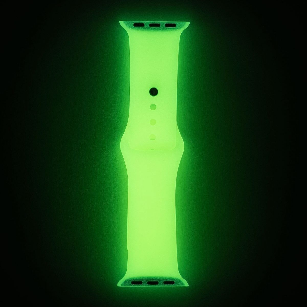 Brățară Fluorescenta Apple Watch Verde. Pentru adulți:38 40 41 M-L