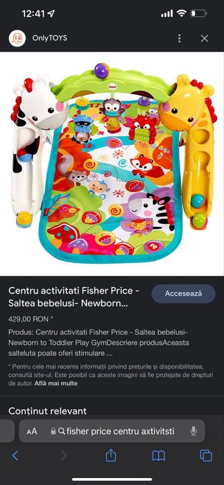 Fisher price bebelusi