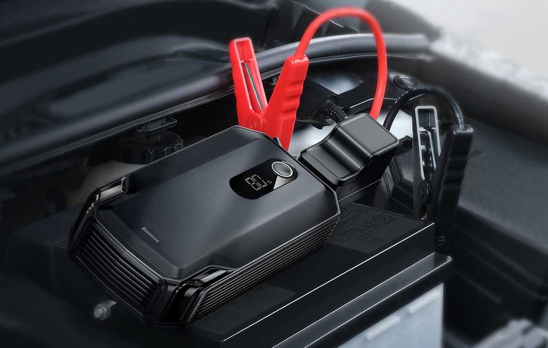 Power Bank/Car Jump Starter за автомобил,20000,mAh 2000A/фенер, BASEUS