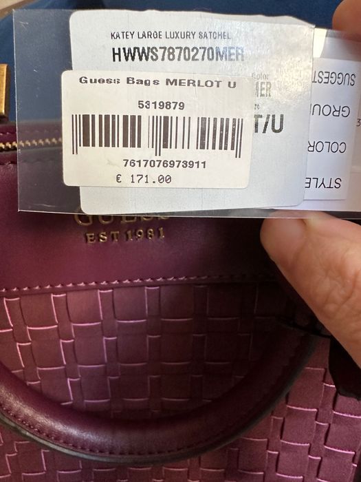 Geanta Guess bordo