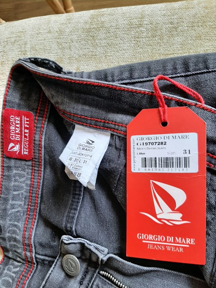 Vând blugi fashion Giorgio di Mare,  noi, originali