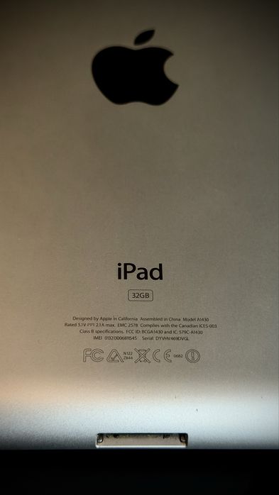 Tableta apple ipad 3 32gb ipad a1430 wifi cellular pentru citit e book
