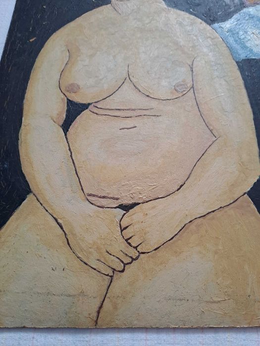 tablou pictura reproducere Modigliani 56/38 cm