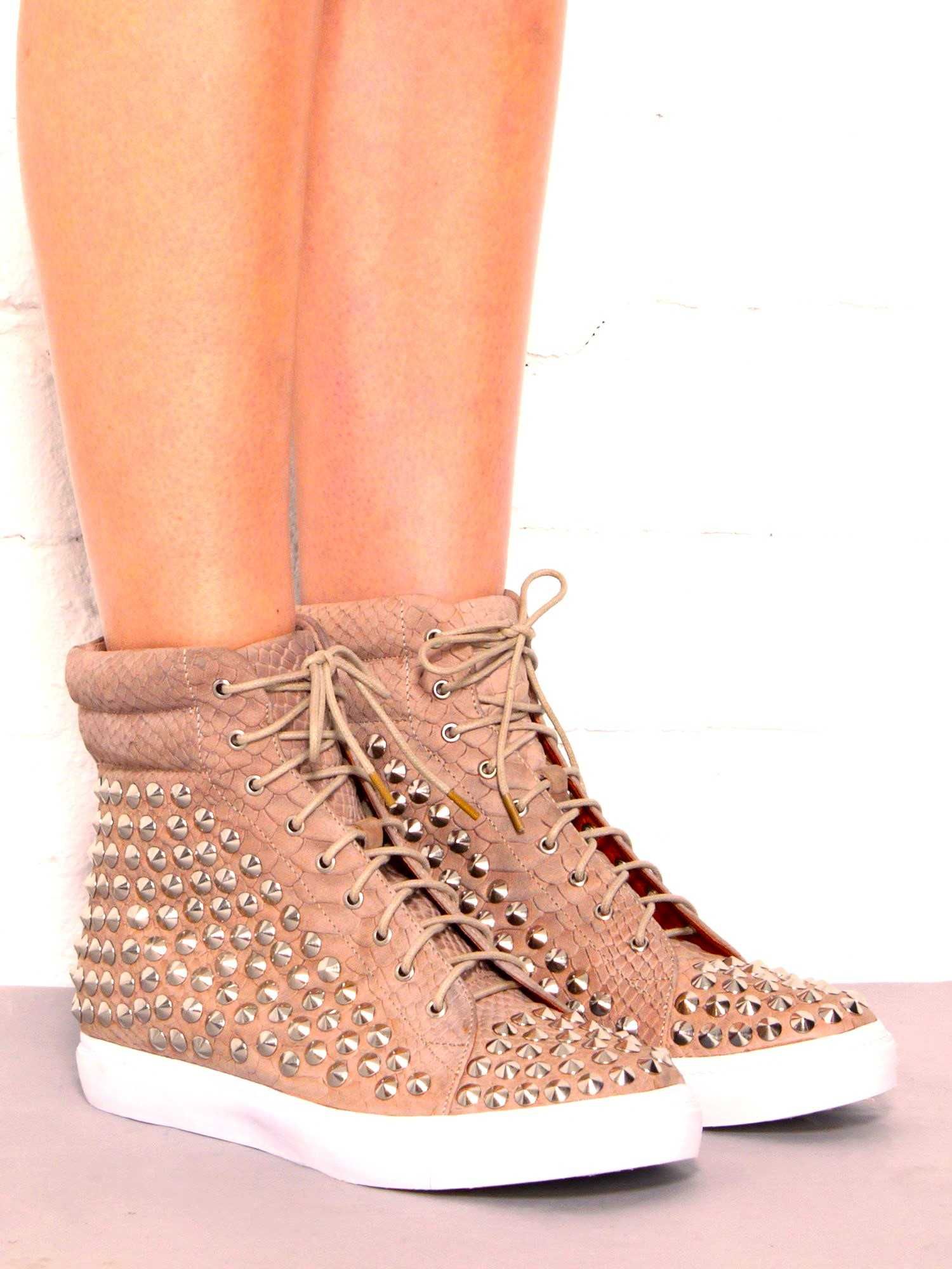 Естествена кожа боти с капси Jeffrey Campbell alva stud