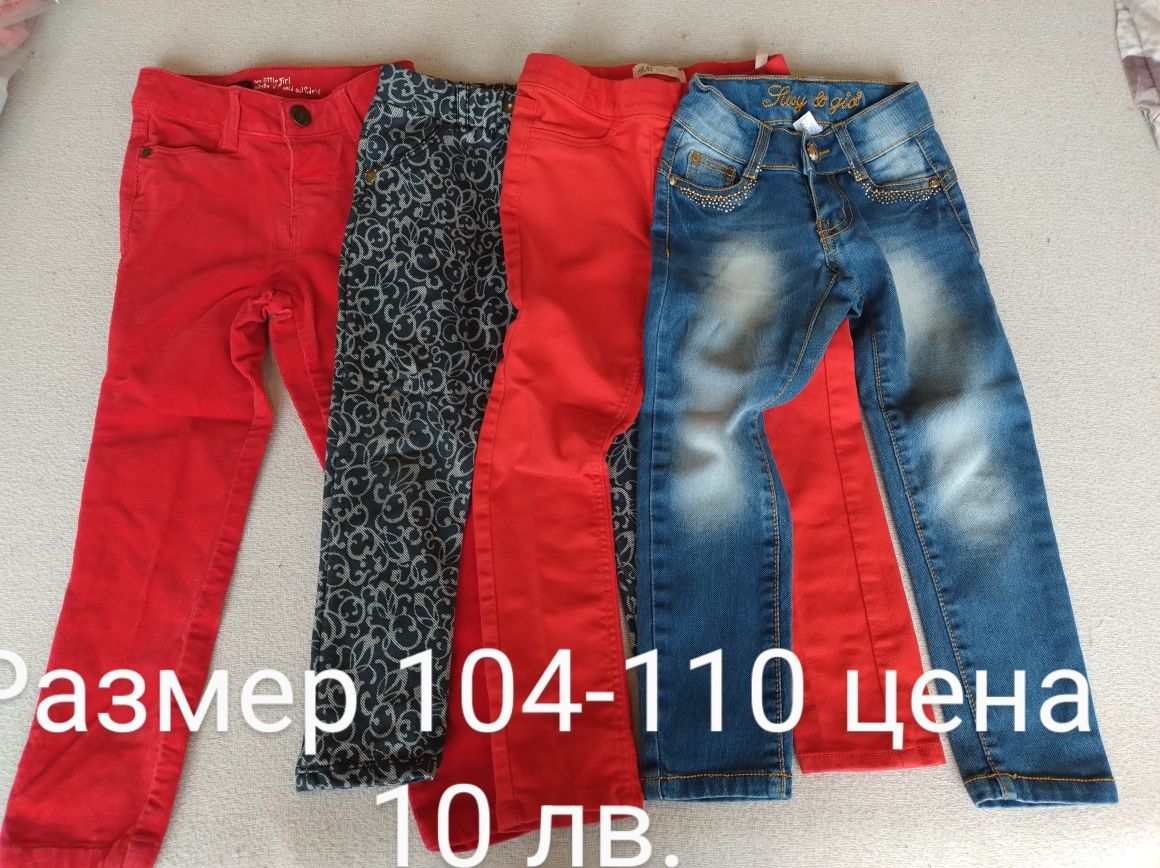 Лот детски дрехи за момиче размер от 86-104