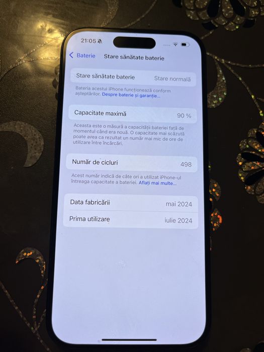 Vand iphone 15 pro 128 gb