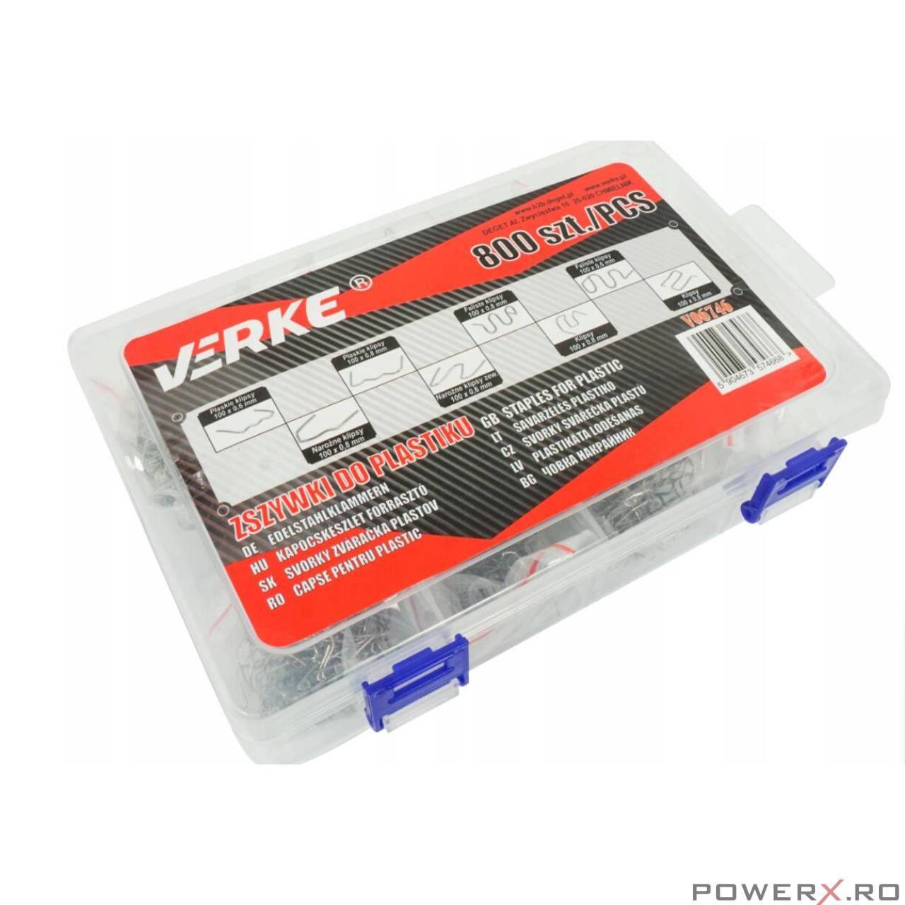 V06746 Set capse plastic 800 psc, Verke