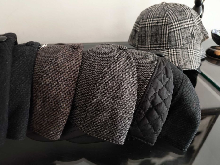 Мъжка шапка с козирка , мъжка кожена шапка , каскети