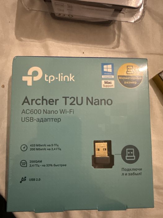 Продам USB WIFI адаптер Archer T2U Nano tp link