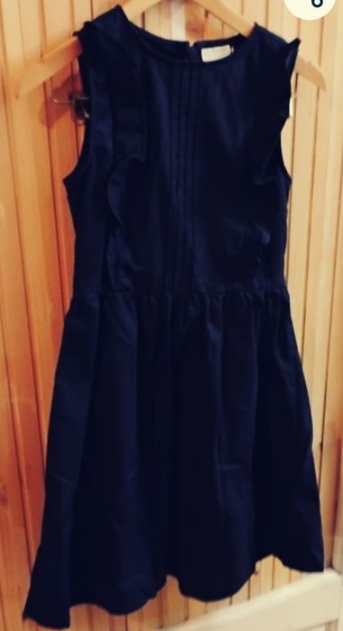 Uniforma cosplay Rochie 146 152 nouă 11 12 ani sarafan școală bleumar