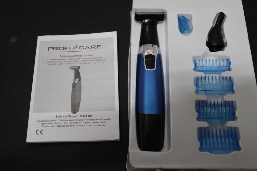 Електрическа самобръсначка тример ProfiCare, PC-BHT 3074, Мокро и сухо