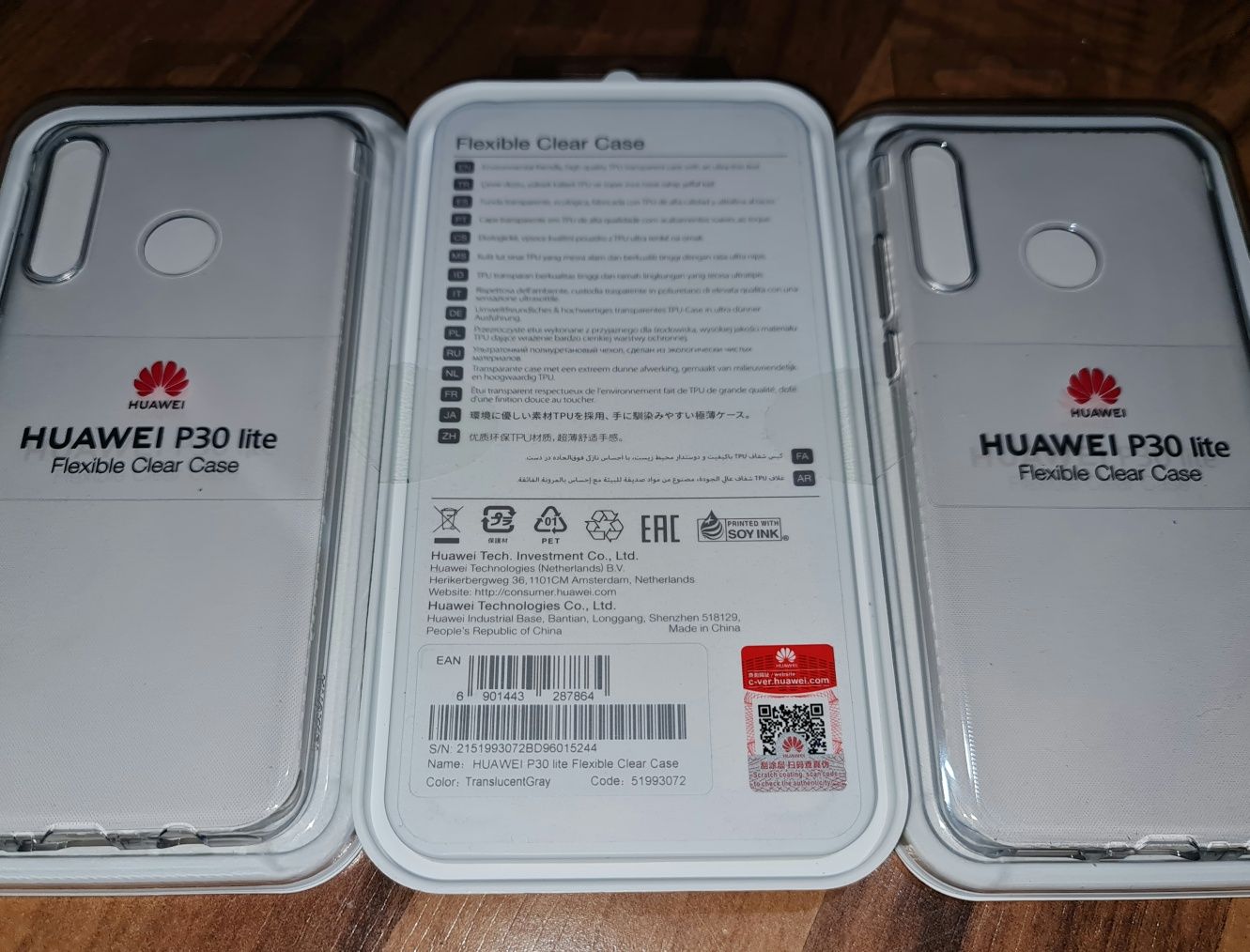 Husa silicon originala Huawei Flexible Clear Case P30 lite