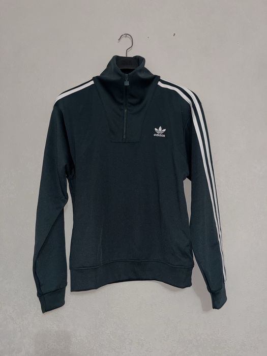Олимпийка adidas funnelneck зеленый