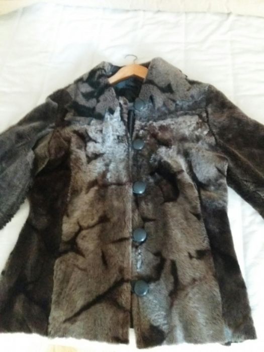 Палто от ярешка кожа р-р L-XL намалявам о.