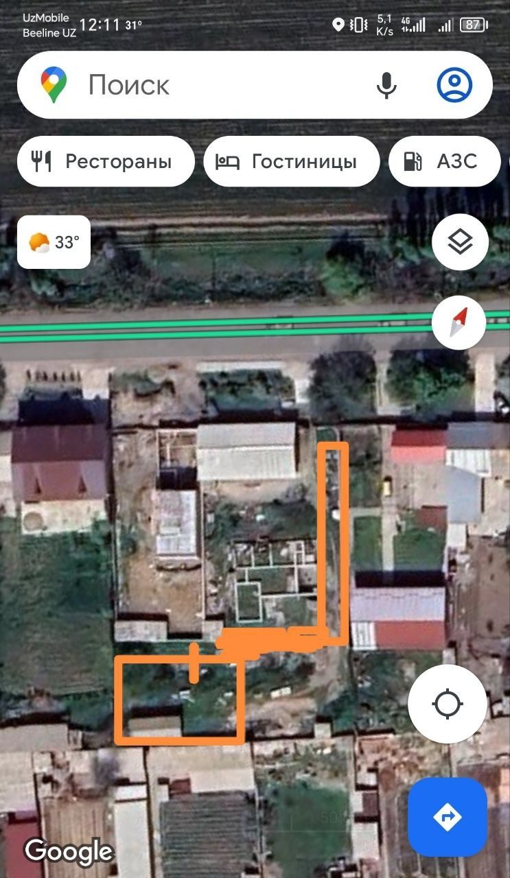 Toshkent shaxarda yangi hayot tumanida YER sotiladi