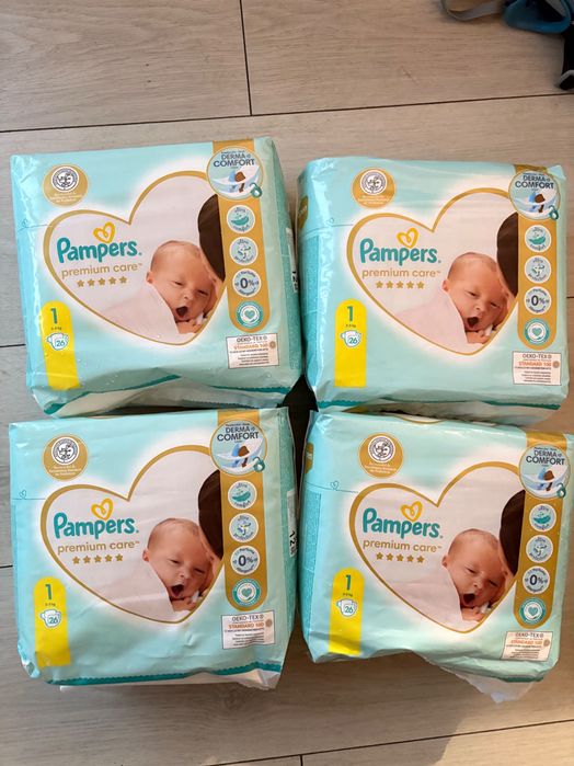 Pampers Premium Care nr 1, 104 buc