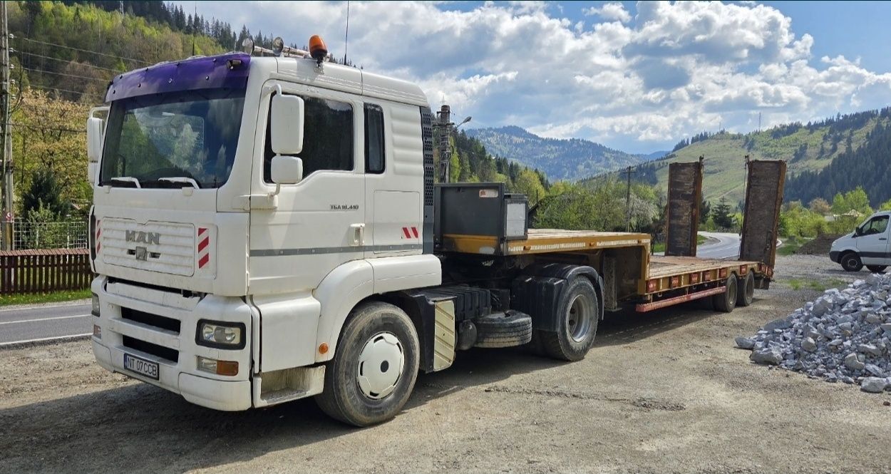 Vând ansamblu Cap tractor cu trailer