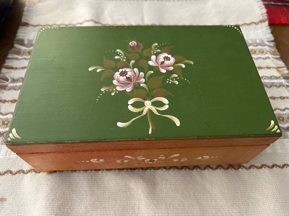 Кутия за бижута с музика, ретро, винтидж