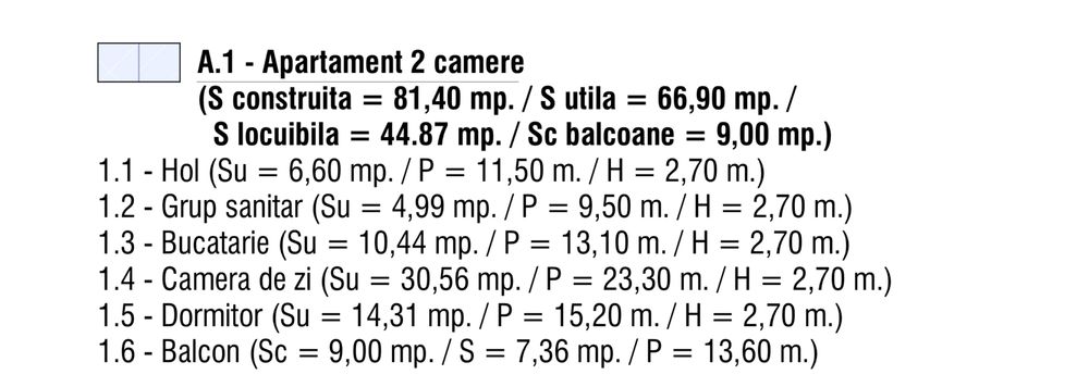 Apartament 2 camere - Morilor 2 - Ultracentral