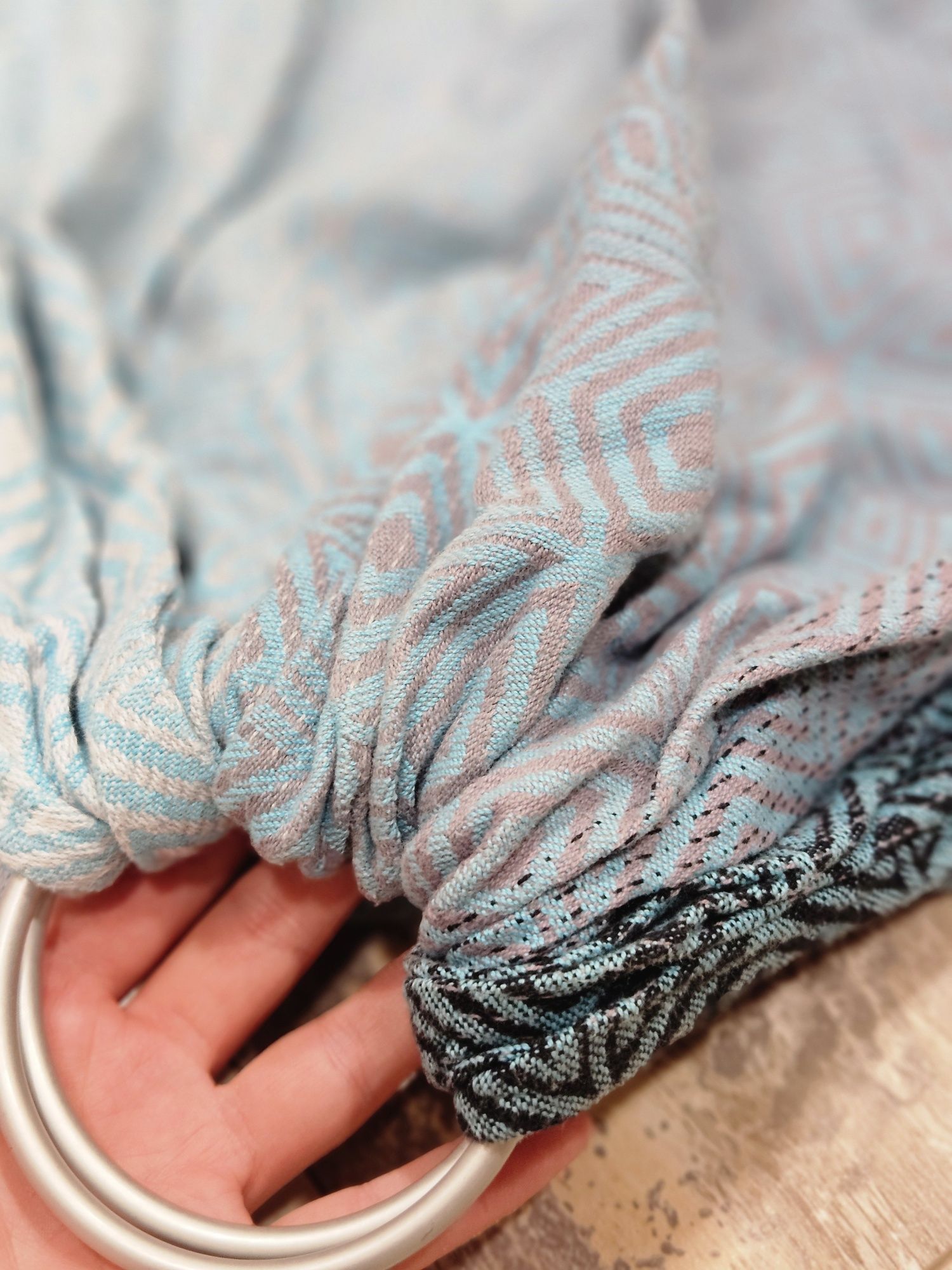 Ринг слинг - Little Frog Cloudy Cube Ring Sling