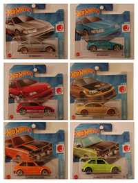 Hotwheels Honda CR-X 88' / Civic EF 90' / Civic Si / Civic 73'