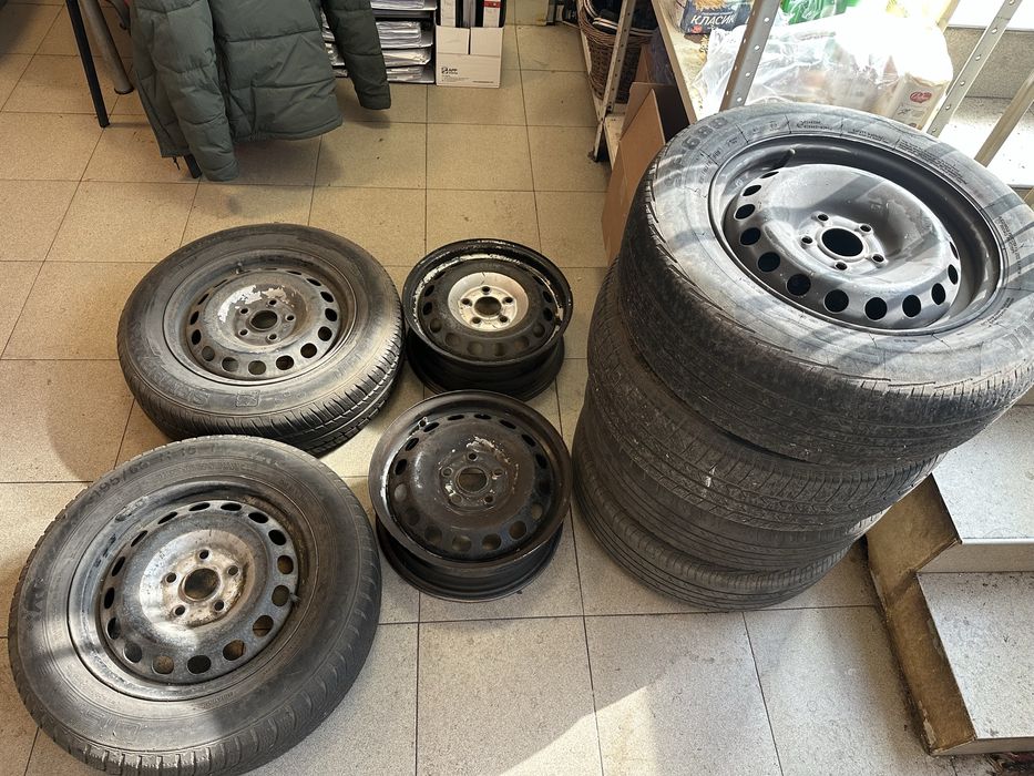 8 бр. Джанти за VW Caddy 2009 ‘15 с гуми