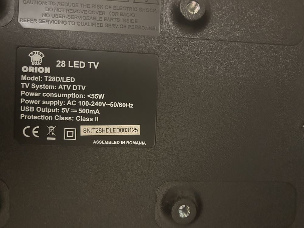 Televizor Orion 28’ f putin folosit(NU E SMART TV)