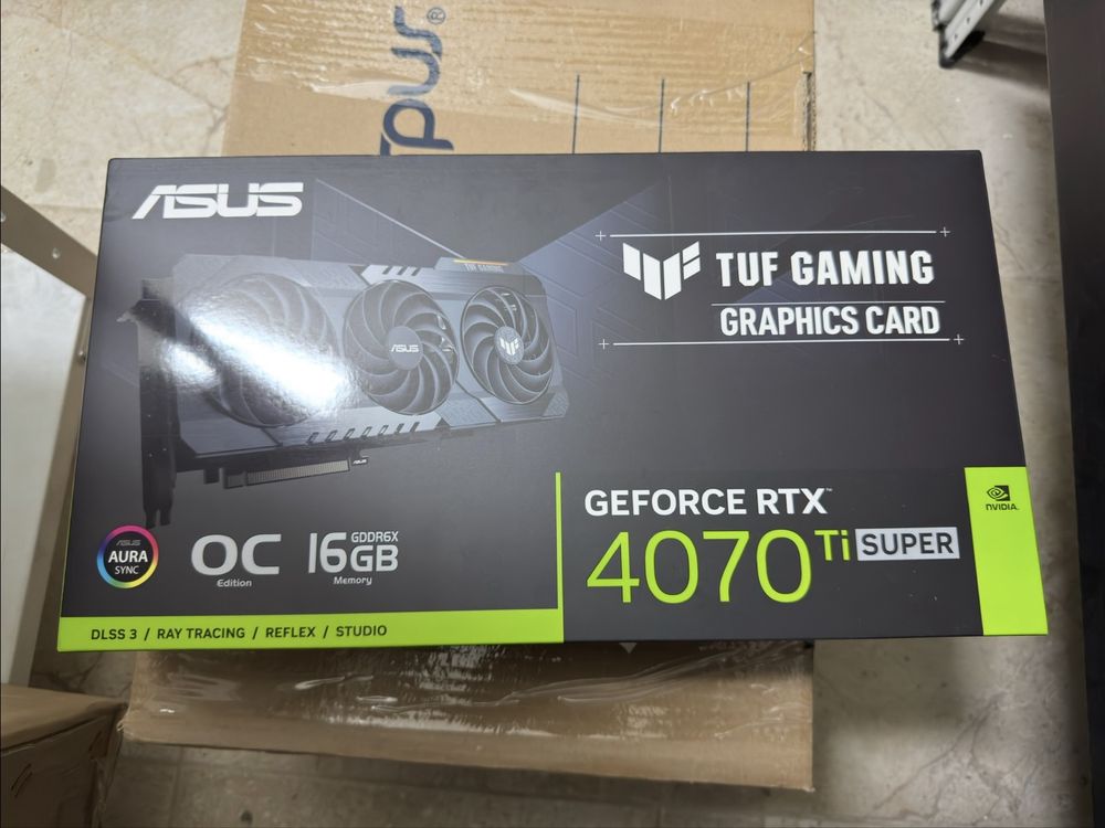 Видеокарта Asus Geforce 4070ti super gddr6x 16gb