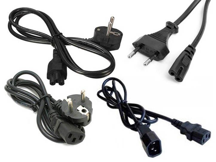 кабель-шнур от зарядки-блока питания до розетки на ноутбук и к другому