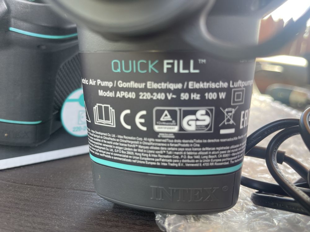 Pompă electrică Intex Quick Fill