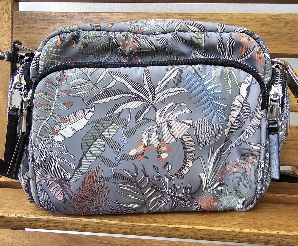 Естествена кожа дамска чанта Поинт тип бананка Point bag parfois