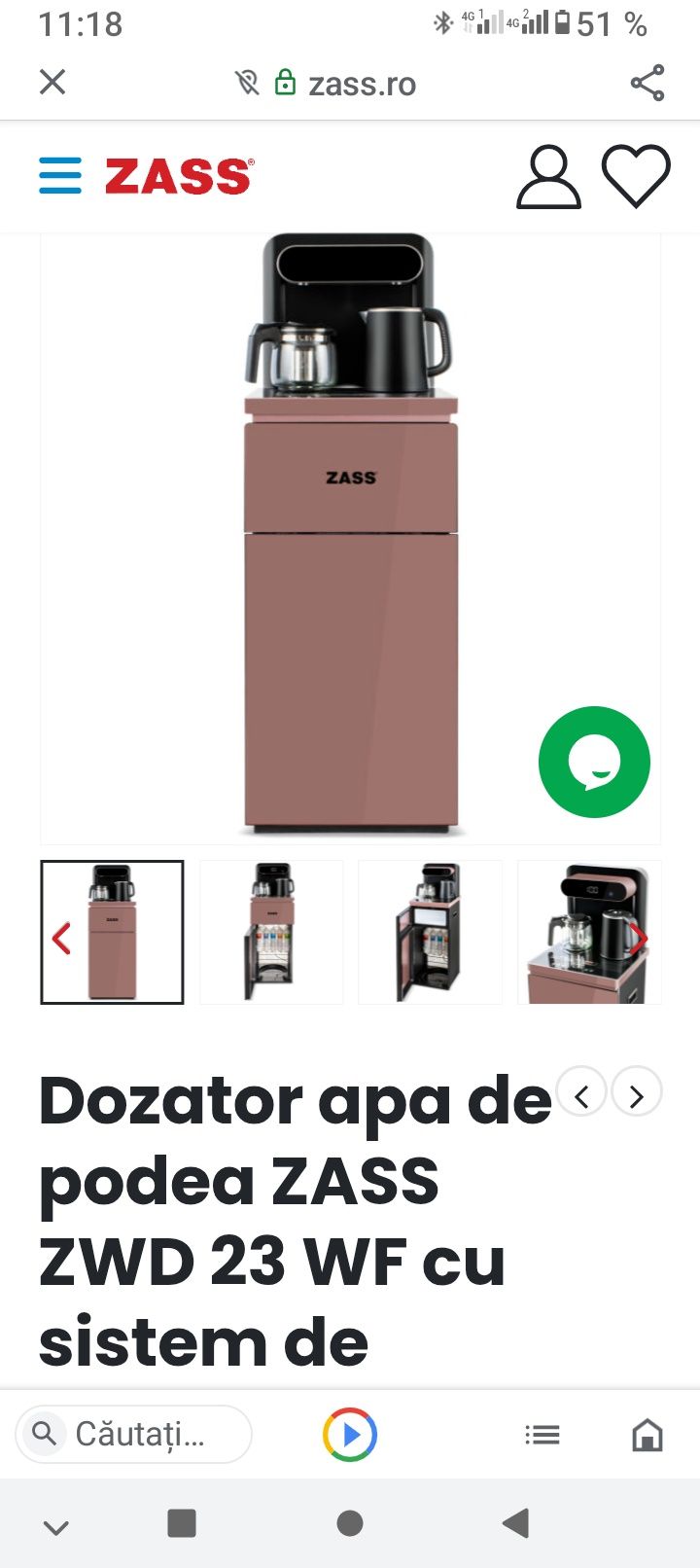 Dozator apa plată răcire/încălzire Nou Premium Lux