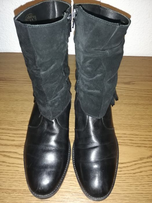 Cizme scurte piele dama 40