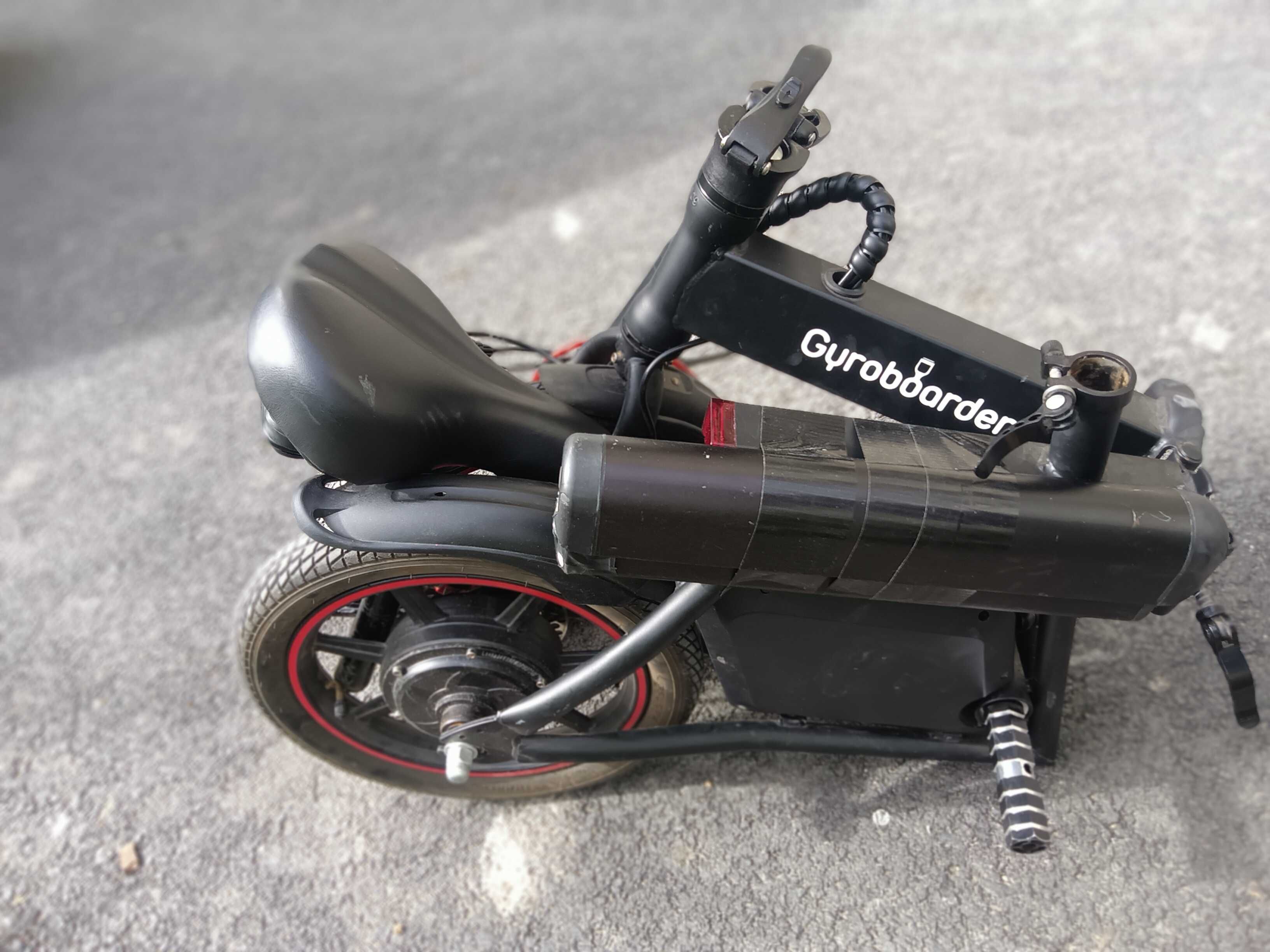 Скутер електрически мини, тротинетка със седалка,+ по-мощна батерия