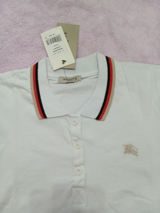 Tricou Burberry  Alb