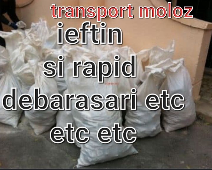 Transport moloz  ieftin cel mai mic preț