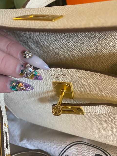 чанта Ермес Mini Kelly 25*28 Кели*HERMES KELLY CRAIE Epsom