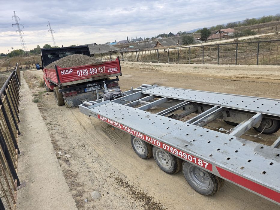 Tractari auto nisip pietris moloz