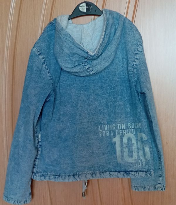 Дънково детско яке размер 5-6г 116см