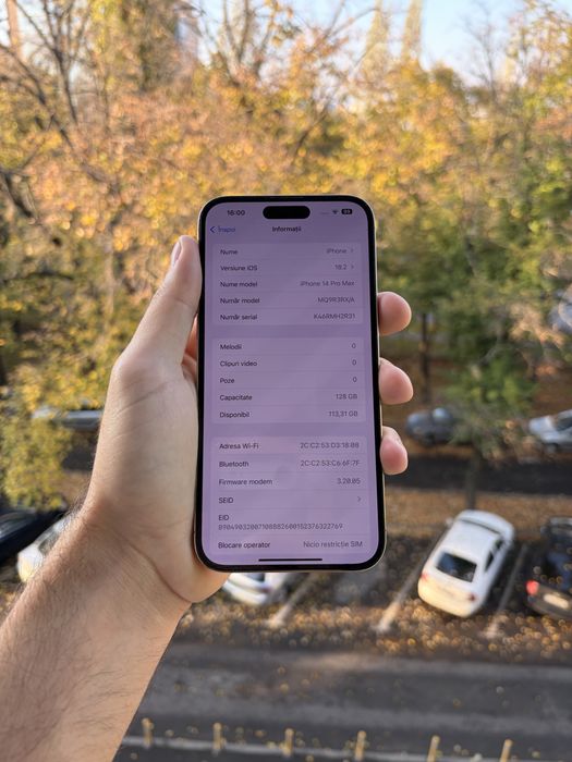 Vand iPhone 14 PRO MAX Gold 87% bateria