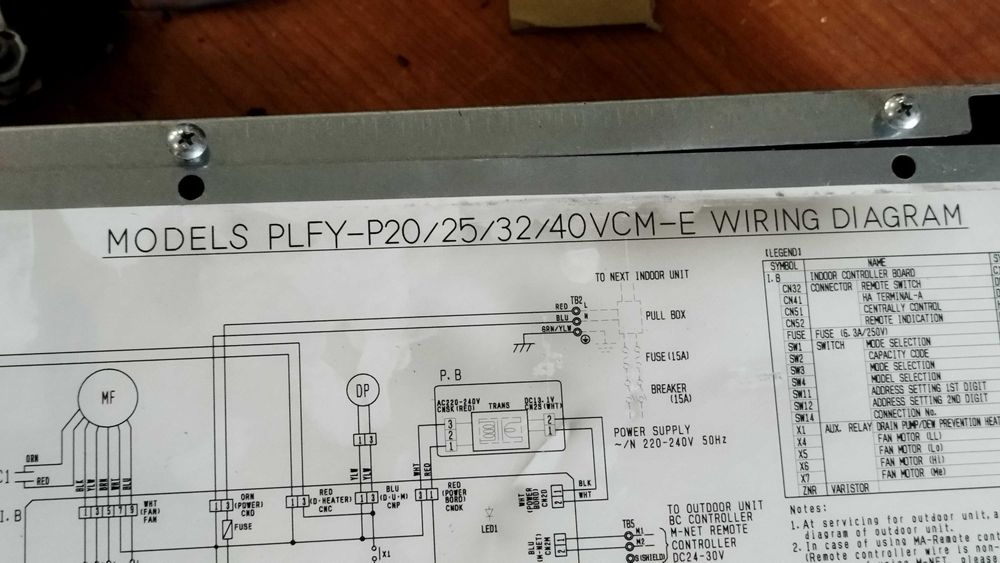 Климатик Mitsubishi E17580447 Платка PLFY-P25VCM-E2