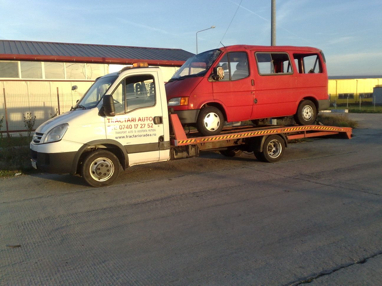 Tractări auto profesionale non stop tel. o74o172752