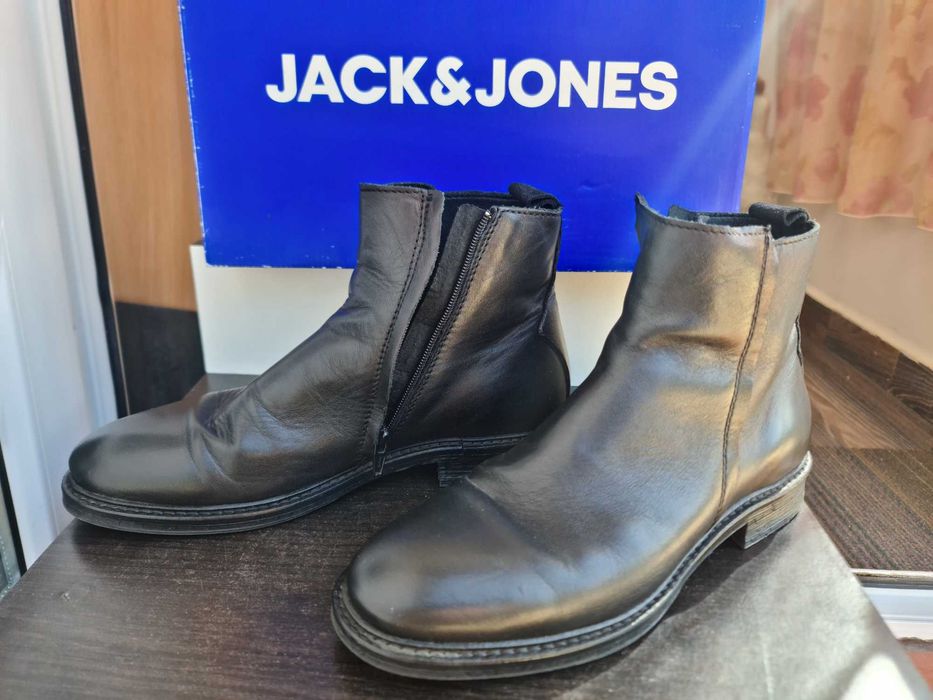 Ghete Chelsea din Piele-NOI