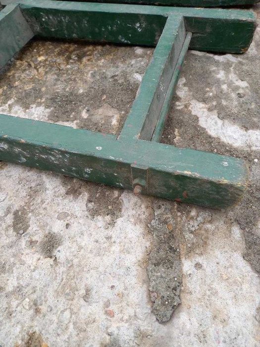 Scară lemn din 2 segmente