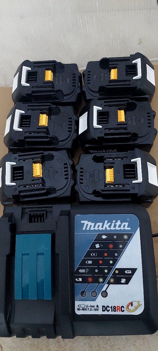 Acumulatori compatibili ptr scule  MAKITA 18 V, 5 Amp,6 Amp și 9 Am